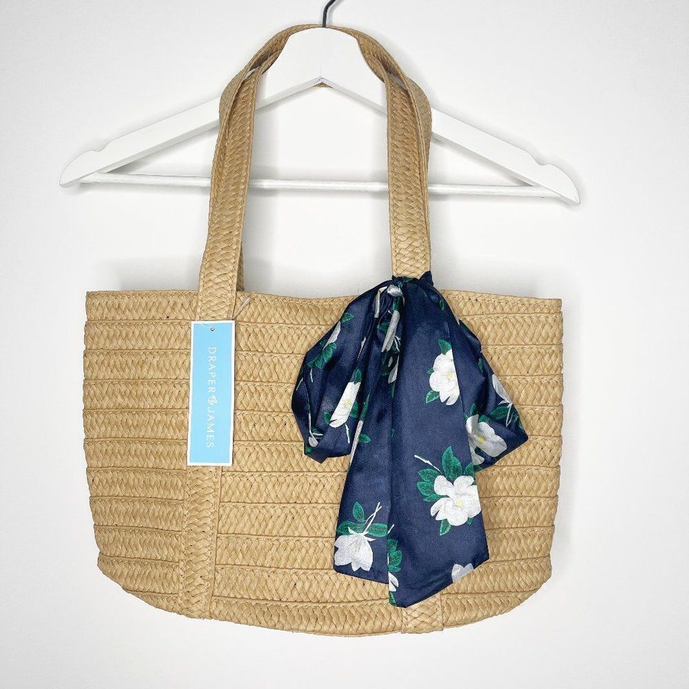 DRAPER JAMES Everyday Straw Bag NWT 